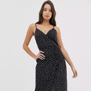 ASOS Polka Dot Wrap Dress